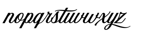 Nova Quinta Bold Italic Font LOWERCASE