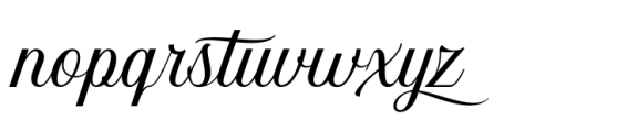 Nova Quinta Regular Font LOWERCASE