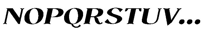 Novacurl Italic Font UPPERCASE