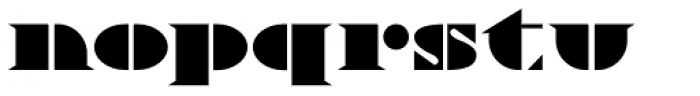 Novadam Obese NF Font LOWERCASE