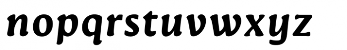 Novaletra Serif CF Bold Italic Font LOWERCASE