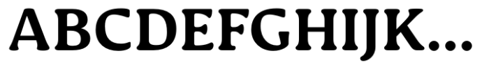 Novaletra Serif CF Bold Font UPPERCASE