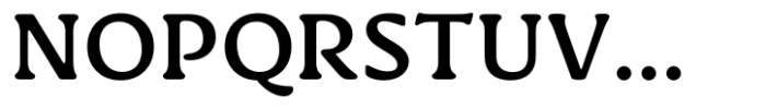 Novaletra Serif CF Demi Bold Font UPPERCASE