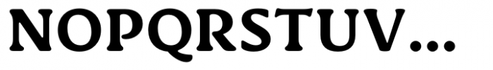 Novaletra Serif CF Heavy Font UPPERCASE