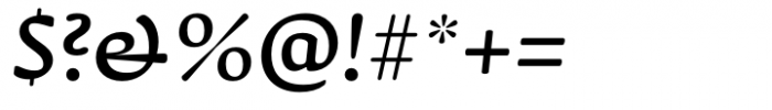 Novaletra Serif CF Medium Italic Font OTHER CHARS