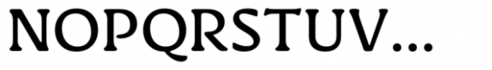 Novaletra Serif CF Medium Font UPPERCASE