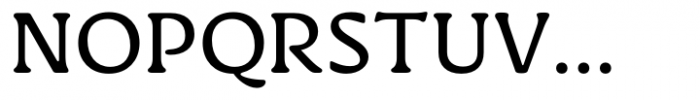 Novaletra Serif CF Regular Font UPPERCASE
