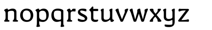 Novaletra Serif CF Regular Font LOWERCASE