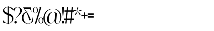 Novalisse Condensed Font OTHER CHARS
