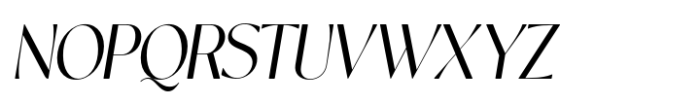 Novalisse Oblique Condensed Font UPPERCASE