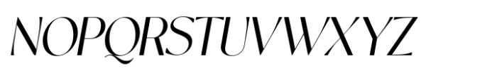 Novalisse Oblique Font UPPERCASE