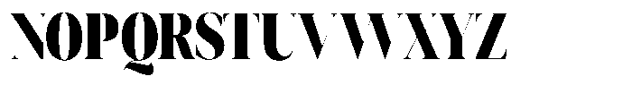 Novalux Black Condensed Font UPPERCASE