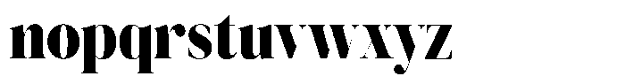 Novalux Black Condensed Font LOWERCASE