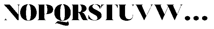 Novalux Black Expanded Font UPPERCASE