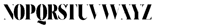 Novalux Black Extra Condensed Font UPPERCASE