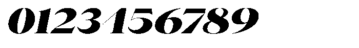 Novalux Black Extra Exp Italic Font OTHER CHARS