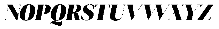 Novalux Black Italic Font UPPERCASE