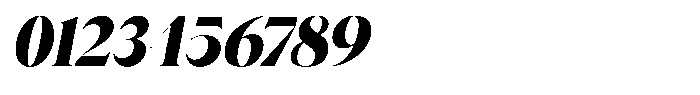 Novalux Black Semi Condensed Italic Font OTHER CHARS