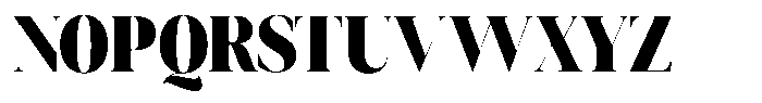 Novalux Black Semi Condensed Font UPPERCASE