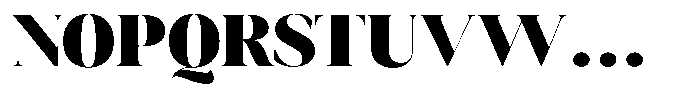 Novalux Black Semi Expanded Font UPPERCASE
