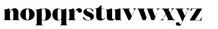 Novalux Black Semi Expanded Font LOWERCASE