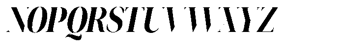 Novalux Bold Condensed Italic Font UPPERCASE