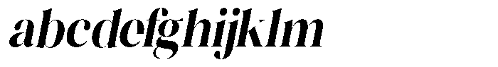 Novalux Bold Condensed Italic FONT