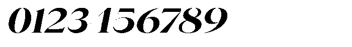 Novalux Bold Expanded Italic Font OTHER CHARS