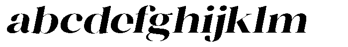 Novalux Bold Expanded Italic FONT
