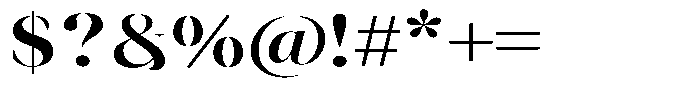 Novalux Bold Expanded Font OTHER CHARS
