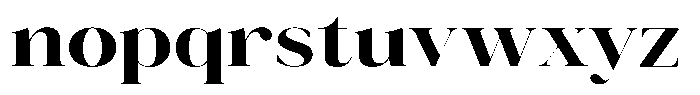 Novalux Bold Expanded Font LOWERCASE