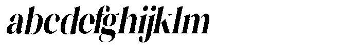 Novalux Bold Extra Condensed Italic FONT