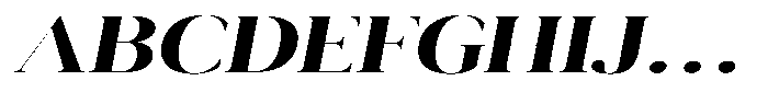 Novalux Bold Extra Exp Italic Font UPPERCASE