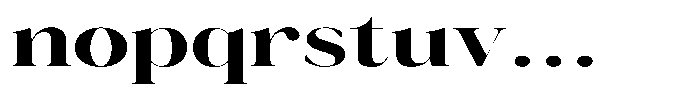Novalux Bold Extra Expanded Font LOWERCASE