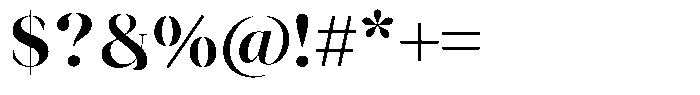 Novalux Bold Font OTHER CHARS