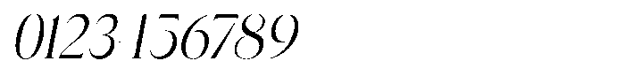 Novalux Condensed Italic Font OTHER CHARS