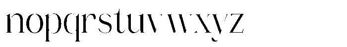 Novalux Condensed Font LOWERCASE