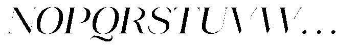 Novalux Expanded Italic Font UPPERCASE