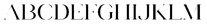 Novalux Expanded Font UPPERCASE