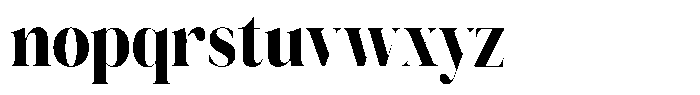 Novalux Extra Bold Condensed Font LOWERCASE
