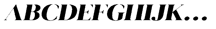 Novalux Extra Bold Exp Italic Font UPPERCASE