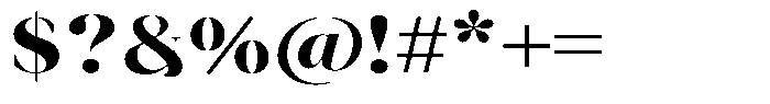 Novalux Extra Bold Expanded Font OTHER CHARS
