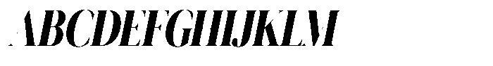 Novalux Extra Bold Extra Condensed Italic Font UPPERCASE