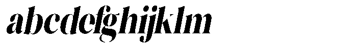 Novalux Extra Bold Extra Condensed Italic FONT