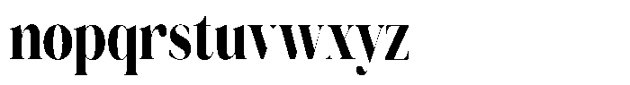 Novalux Extra Bold Extra Condensed Font LOWERCASE
