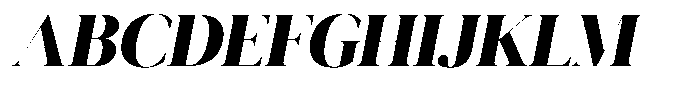 Novalux Extra Bold Italic Font UPPERCASE