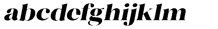 Novalux Extra Bold Sem Exp Italic FONT