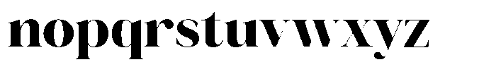 Novalux Extra Bold Font LOWERCASE