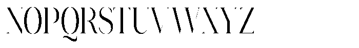 Novalux Extra Condensed Font UPPERCASE