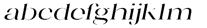 Novalux Extra Expanded Italic FONT